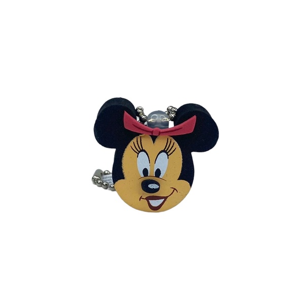 Disney Parks "Park Life" 3D Foam Keychain Beaded Chain - Minnie Mouse - Picture 1 of 2